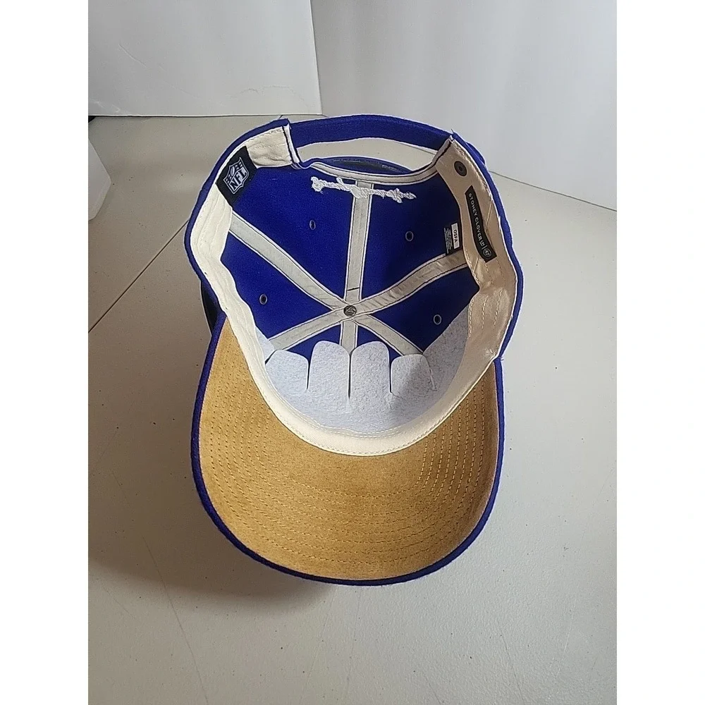 New York Giants Stoney Clover Lane Unisex New Era 47 Hat Blue Adjustable Cap